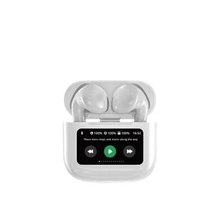 A12pro Color Screen Touch Control ENC Active Noise Reduction HIFI Long Battery Life Half In-Ear Bluetooth Earphones