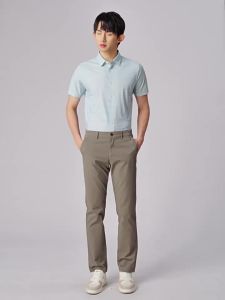 Summer Business Dress Shirt Green