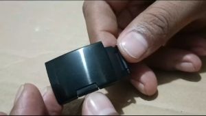 Pencetan Rantai Jam Tangan - Buckle Tali Rantai Jam Tangan AC UJUNG BELAH 2824 HITAM