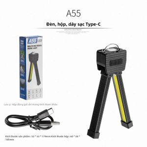 ESMARTER | Đèn Pin LED Đa Chức Năng COB Đèn Làm Việc Di Động Đèn Đọc Sách Cắm Trại Chống Nước Sửa Chữa Ô Tô Ngoài Trời Chiếu Sáng Mạnh
