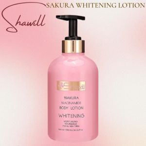 Shawill Sakura Niacinamide Body Lotion Whitening Moisturizing Nourishing For All Skin Type