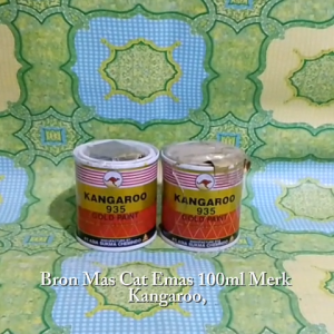 Bron Mas Cat Emas 100ml Merk Kangaroo
