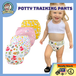 KOGGY Kids Potty Training Pants 6 Layers Baby Toddler Kid Potty Learning Underwear Cloth Diapers Baby Clothes Set Boy Girl Baju Tidur Budak Lelaki Perempuan Seluar Bayi Kencing Learning Pants Latihan Tandas 尿褲训练裤