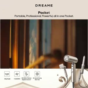 Dreame Pocket Travel Hair Dryer 3 in 1 Stylus Curly