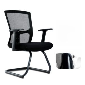 Ergonomic Computer Meeting Chair Home Dormitory Office Staff Comfortable Sitting Arch Chair Modern Simple Style Non-Stackable