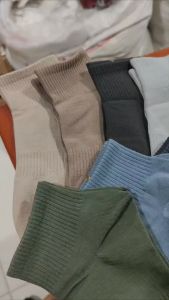 AS951 Kaos kaki pria kasual kerja katun premium 95% pendek semata kaki cotton ankle Men socks korean style