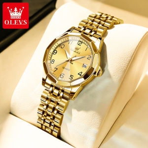 OLEVS Hot Sales watch for women Diamond Calendar Luminous Multifunction Dial Waterproof brand original import