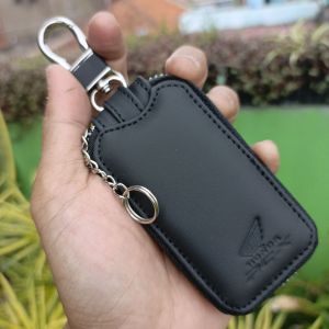 Dompet kunci remote keyless MOTOR Nmax Pcx Adv Aerox Scoopy Fazzio Xmax Vario kulit asli zipper transparan