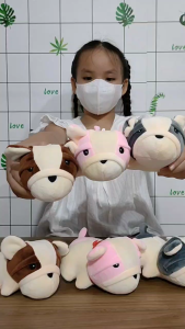 GẤU BÔNG CHÚ CHÓ CON THÚ BÔNG KITTY 20CM VẢI MỊN DỄ THƯƠNG