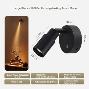 DENGFU | Wireless Install-free Focusable LED Spotlight