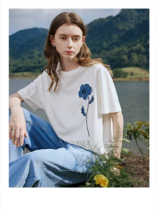 Toyouth | Áo Thun Mới Mùa Hè Cotton Xanh