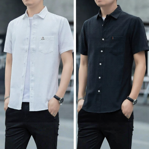 TUCANO | Summer Thin Oxford Casual Fitted Turn-down Collar Short Sleeve Shirt
