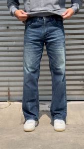 PROMO TERLARIS CELANA JEANS DENIM PANJANG GOMBRANG REGULER PRIA WANITA - CELANA SKENA - CELANA LONGGAR BAGGY COWOK