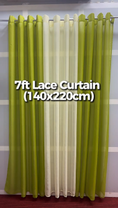 1pc Maroon Sheer Panel Curtain Neutral Fabric Sheer Curtain For Kitchen Bedroom And Living Room 140x220cm / 7Feet