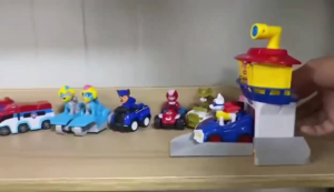 Paw Patrol Mini Watchtower Toy set Launch Tower with 6 dog Cars set Christmas gift for Kids birthday