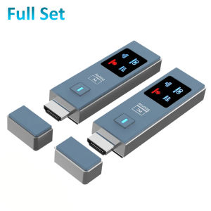 50M HDMI Wireless Transmission Audio Video Transmitter and Receiver HDMI Extender Display Adapter Cable Screen Mirror for Camera