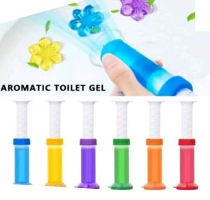Gel Pengharum Closet WC /Parfum Pengharum Toilet Gel Cleaner Motif Bunga untuk Kamar Mandi model Suntikan Pewangi