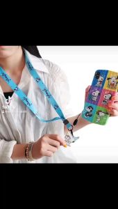 DXUU Tali Gantungan HP Akrilik / Tali Gantungan ID Card Akrilik model karakter lucu