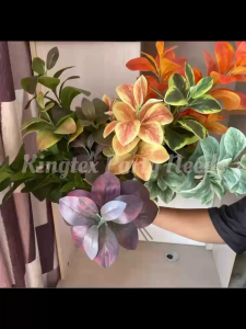 Leaf Home Decorative Soft Materials Artificial Leaves for Wedding Celebration Decoration Green Plants Photography Props