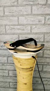 Sandal wanita Kayu Jepang/ Sandal Bordir Bali/ sandal Flat Wanita
