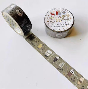 Shinzi Katoh Luminous Series Butterfly Cake Strawberry And Paper Gold Stamping Tape Japanese Stationery Business Supplies