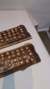 SAMY SALANGAI /Traditional Leather Anklet with Brass Bells