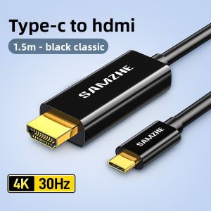 Samzhe | Type-C to HDMI Adapter Cable for Android iPad Laptop TV Projector 4K