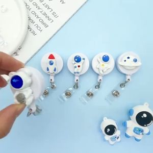 [ANYA] Astronaut YoYo Tag Retractable student badge listing back clip buckle stretchable durable anti-lost