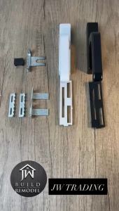 023 Series Euro Multipoint Casement Window Handle – Single U Fork / Double Flat Fork (White/Black) HOME DIY
