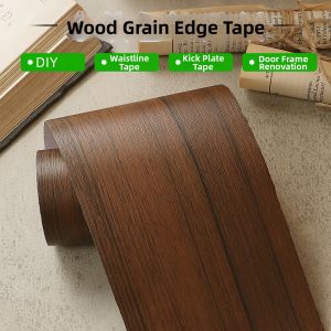 XIANXIANWUFANG | Walnut Wood Grain Adhesive Sticker Protective Film