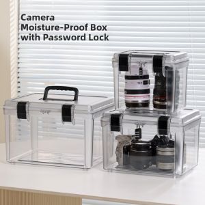 Thickened Waterproof Moisture-Proof Storage Box Transparent Sealed Medicine Tea Leaf Camera Lens Dry Box Plastic Storage Container