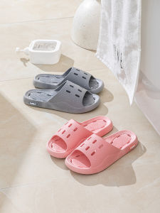 รองเท้าแตะพื้นนุ่มในบ้านสำหรับผู้ชายและผู้หญิง รองเท้าแตะแบบเปิดหน้าเท้า รองเท้าแตะสำหรับใช้ในบ้าน รองเท้าแตะแบบสวมลำลอง