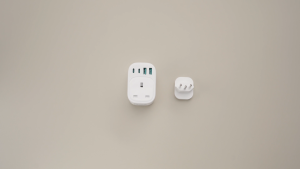 LENCENT Universal Travel Adapter 5-in-1 Type N Adapter for Brazil Socket SG to Brazil Plug Adapter with 2 USB-C & 2 USB-A Ports 2500W Max