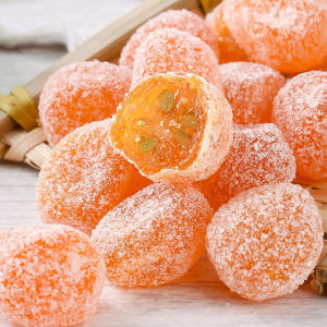 น้ำตาลกรวด Kumquat แห้งทันทีบางผิว Tianshan หิมะสีส้ม Kumquat ผลไม้อบแห้งร้านขนมขบเคี้ยวแบบสบายๆ