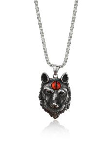 สร้อยคอชาย หัวลิงค์ยาวปunks แฟชั่นไม่ซีดจาง เครื่องประดับอุปกรณ์สุดเท่ สร้อยคอหัววิเศษ โซ่ไททาเนียม โซ่แบบกล่อง