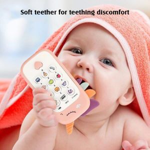 Baby Cell Phone Toy Music Toy Teether Early Educational Learning Machine for 0-3 Year Old Kids MY319