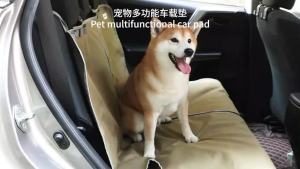 HIDREAM Universal Car Seat Cover 2-Point Lock Non-Slip Base Split Design 600D Stain Guard Fold & Go Pet Gear Hooks