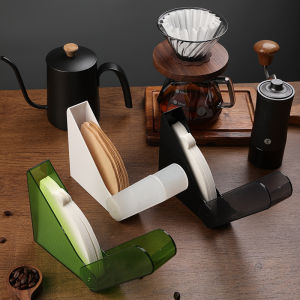 Universal Dustproof Flip Top PP Coffee Dripper Filter Storage Box V60