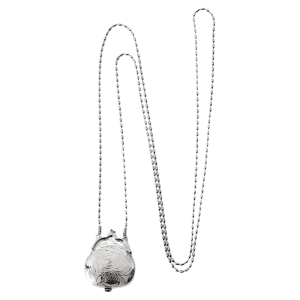 MUYANG | Muyang Long Sweater Chain Necklace Fashion Versatile Luxury Bag Charm Alloy Pendant Titanium Steel Plant Pattern For Women