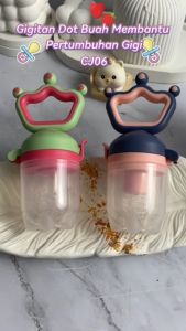 Dot Buah Bayi MPASI Empeng Buah Bayi Silikon Baby Fruit & Food Feeder BPA Free CJ06