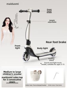 maiduomi | Turnable Two-wheel Scooter for Kids 3 Years and Up