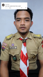 Topi Pramuka Topi Baret Pramuka Putra Perlengkapan Pramuka Lengkap Peralatan Pramuka SMA C83