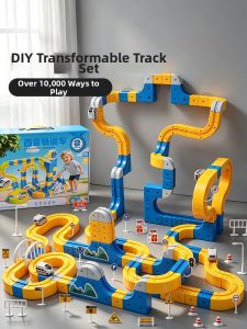 Transformable Electric Train Set DIY Blocks