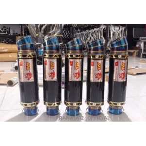 knalpot ReD Leo inlet 50mm Jupiter MX / Satria Fu / Jupiter MX king