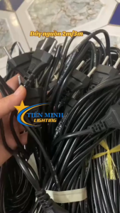 COMBO 10 Dây Nguồn Quạt Điện (2m - 3m) Dây Đồng 100% Công Suất Chịu tải 2000W