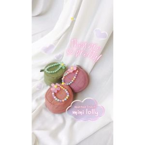 Mukena Travel Mini Lolly 2in1 Pouch Parasut Korea Premium Dewasa Resleting