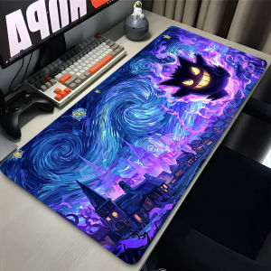 Bandai | Tấm Lót Chuột Chơi Game Cỡ Lớn Có LockEdge - Tấm Lót Bàn Cao Su Thiết Kế Pokemon Gengar Anime Dành Cho Bàn Phím Máy Tính Dành Cho Game Thủ