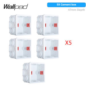 Wallpad | Matte Black White Gold Wall Toggle Switch with LED Light 1/2/3/4 Gang Grey Curved Panel Modern Design Wallpad