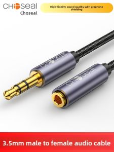 Choseal | 3.5mm Audio Cable Extension for Headphones Mobile Phones TVs Computers and Speakers