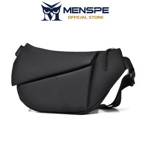 MENSPE Mens Chest Bag Waterproof Shoulder Bag Outdoor Sports Bag Large Capacity Running Bag Casual Bag Cross Body Bag Outdoor Fitness Bag Phone Bag Travel Bag Business Bag